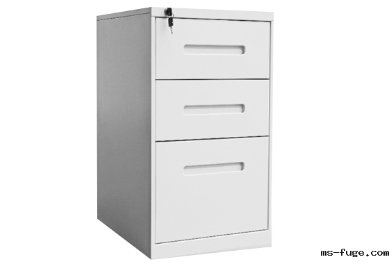 Three draw movable cabinet